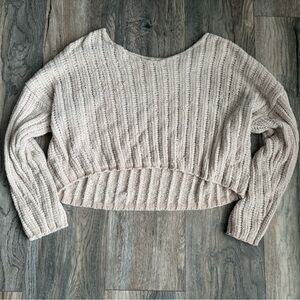 PacSun Cream Sweater, Size Small